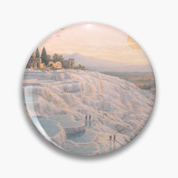 Item preview, Pamukkale Minimal Design – Turkey Aesthetic designed and sold by ArtYouFeel.