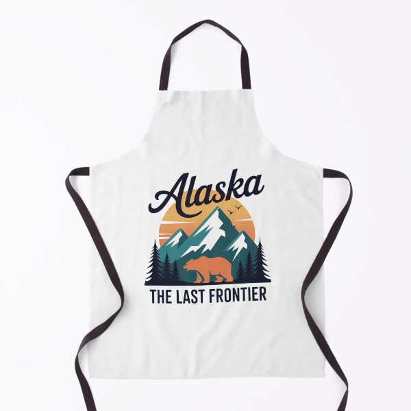Item preview, The Last Frontier Mountain Bear Nature Hiking Outdoor Camping Graphic Alaska designed and sold by TyraYoung.