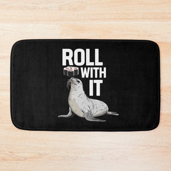 Item preview, Seal Sushi Roll With It designed and sold by RkskArt.