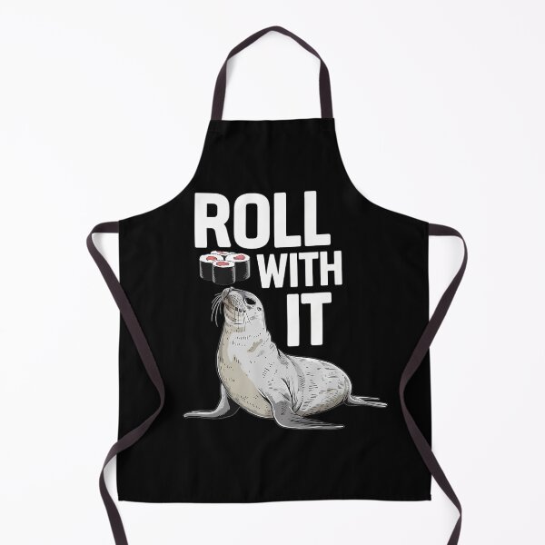 Item preview, Seal Sushi Roll With It designed and sold by RkskArt.