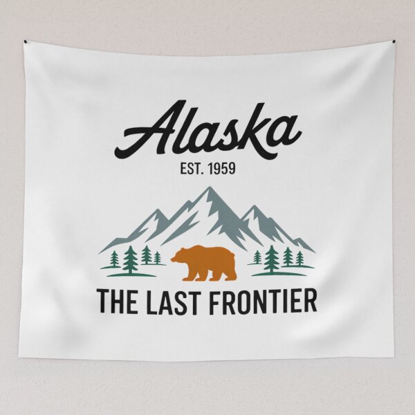 Item preview, The Last Frontier Alaska Lover Alaska Mountain designed and sold by TrinaEspinoza.
