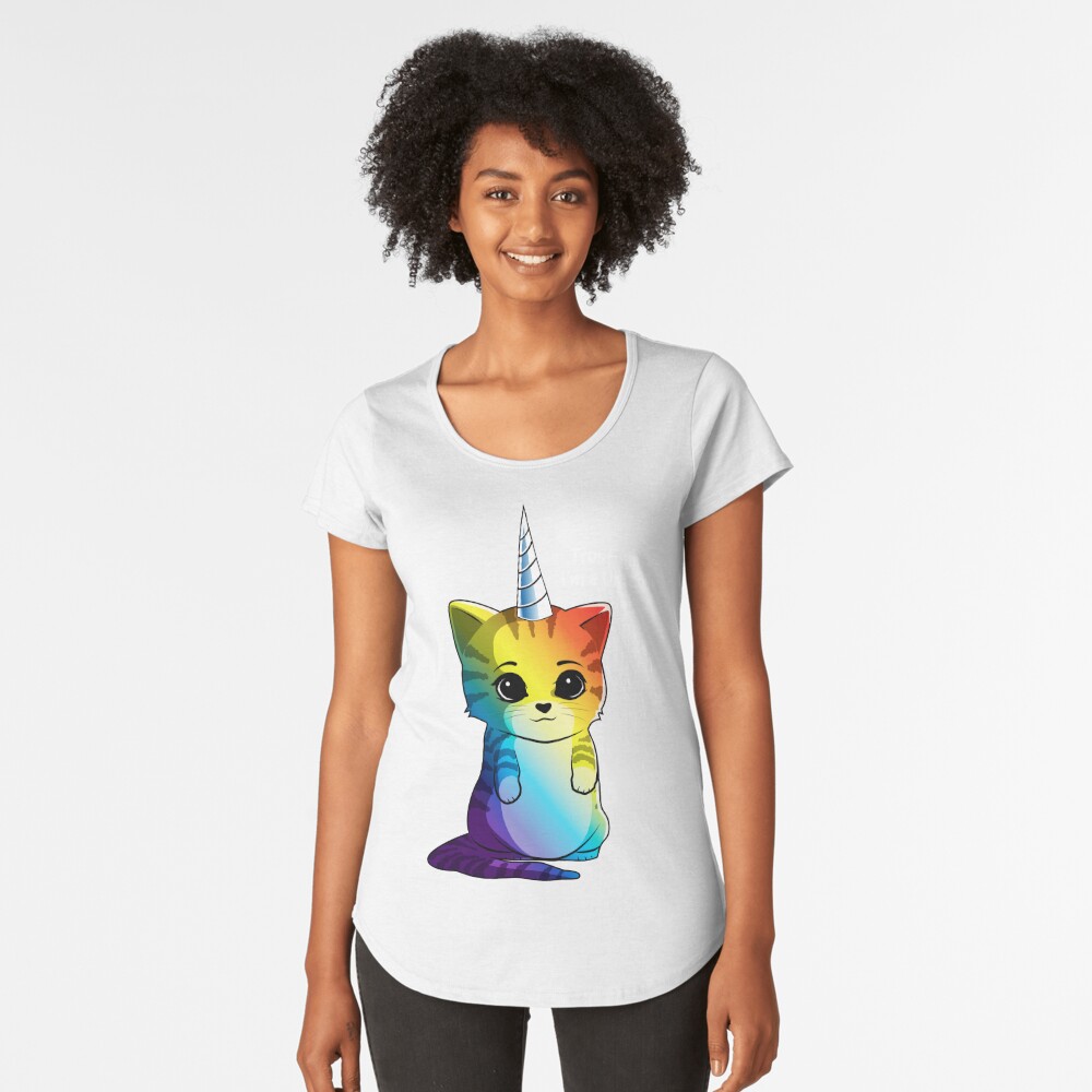 Mewnicorn Cute Clever Design Funny Unicorn Cat Boy Girl Youth T-Shirt