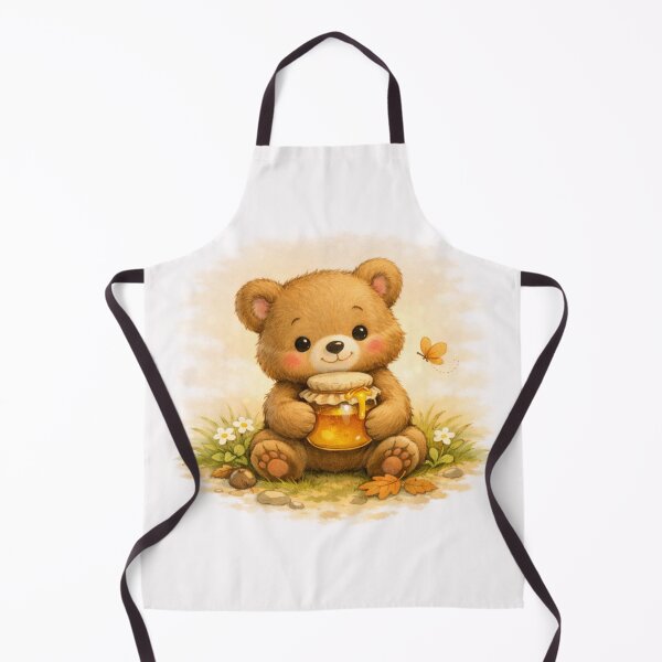 Item preview, Honey Bear – Soft Minimalist Animal Illustration designed and sold by NytasCraftHub.