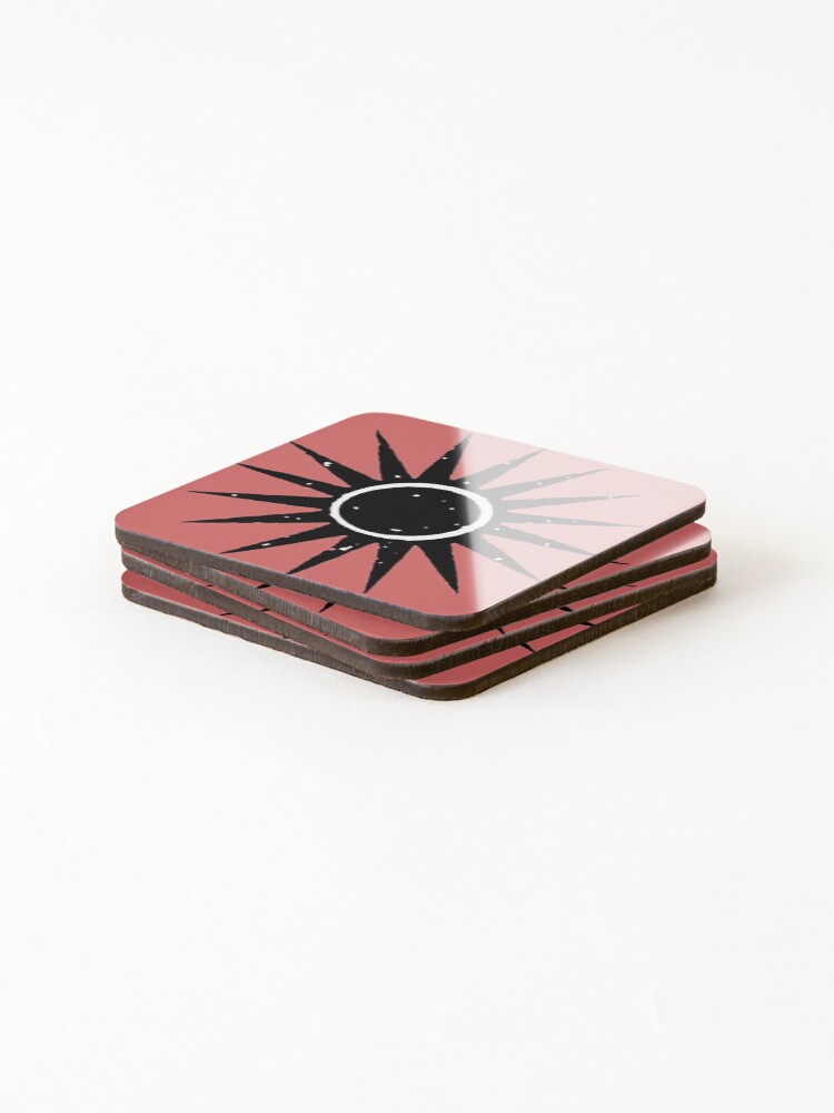 Thumbnail 4 of 5, Coasters (Set of 4), Sun Rays designed and sold by ViaARTfactory.