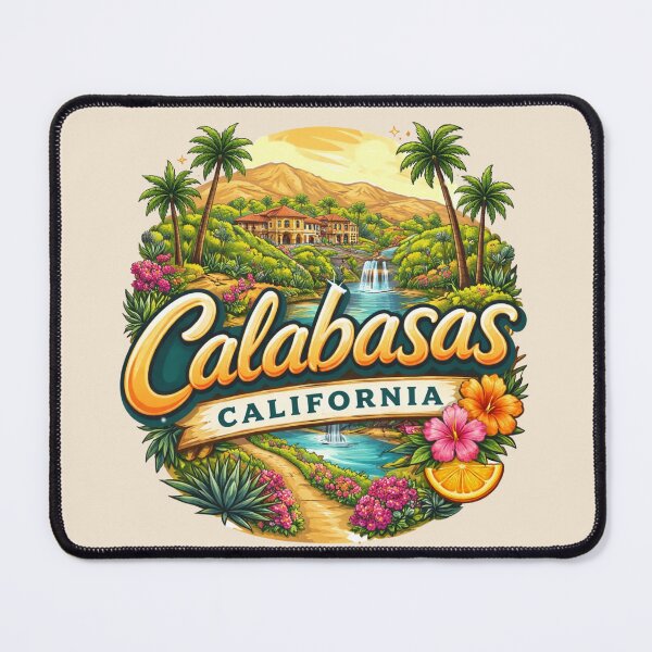 Item preview, Calabasas, California designed and sold by Myra365Art.