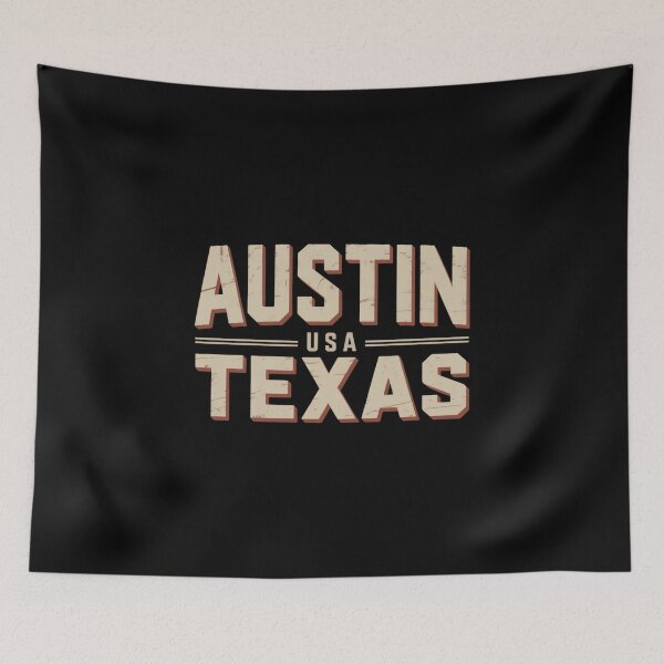 Item preview, Austin USA Texas Design - Dark Distressed Background designed and sold by Peter Stawicki.
