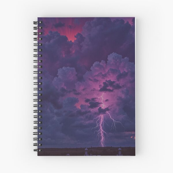 Item preview, Purple Lightning Storm Cloudscape Dramatic Sky Wall Art designed and sold by BeautifulVirtues.
