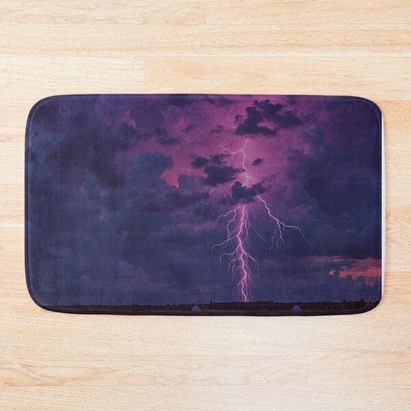 Item preview, Purple Lightning Storm Cloudscape Dramatic Sky Wall Art designed and sold by BeautifulVirtues.