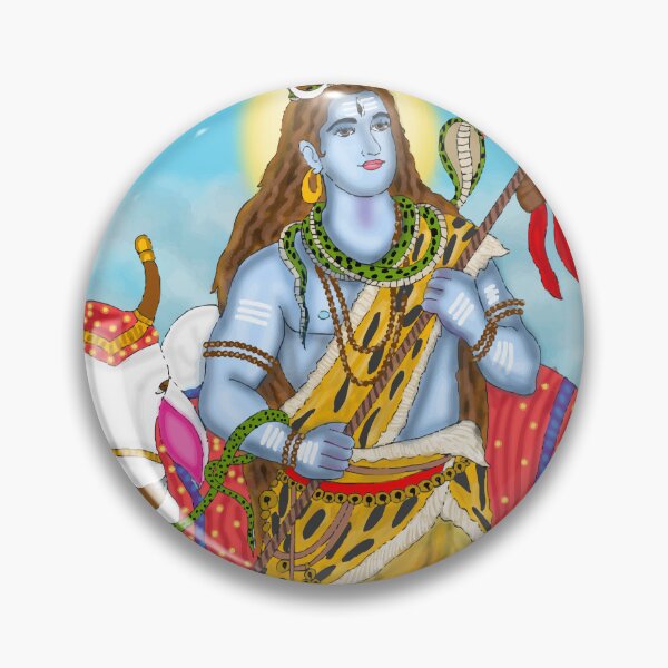 Item preview, Shiva Divine Artwork – Cosmic Hindu God Spiritual Illustration designed and sold by Harshit_Digital_Arts.