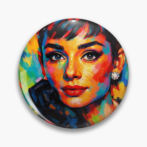 Item preview, Bold pop art Audrey Hepburn designed and sold by AndreBarnard.
