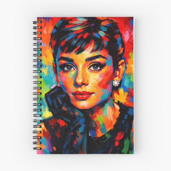 Item preview, Bold pop art Audrey Hepburn designed and sold by AndreBarnard.