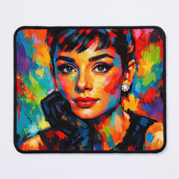 Item preview, Bold pop art Audrey Hepburn designed and sold by AndreBarnard.