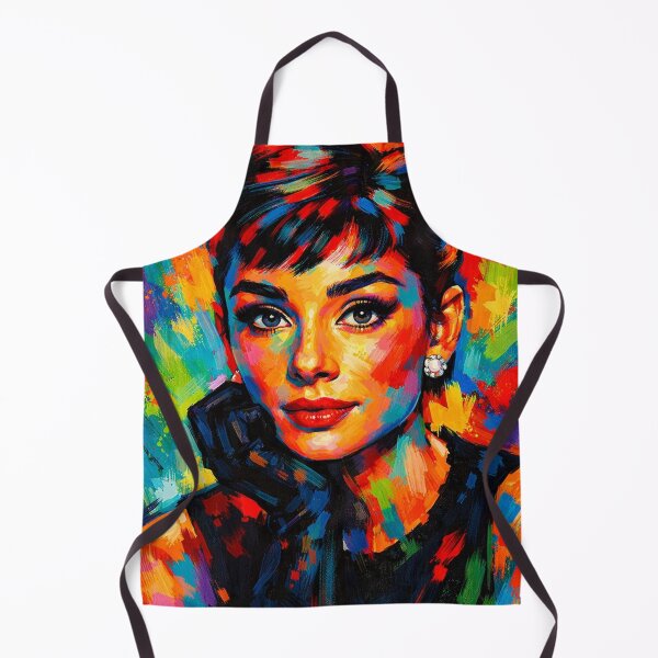 Item preview, Bold pop art Audrey Hepburn designed and sold by AndreBarnard.
