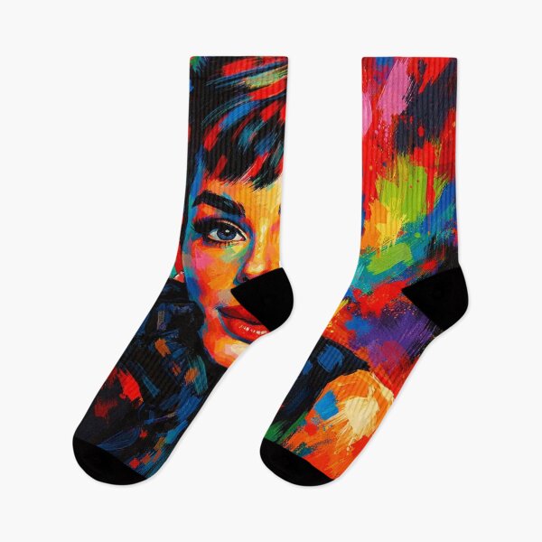 Item preview, Bold pop art Audrey Hepburn designed and sold by AndreBarnard.