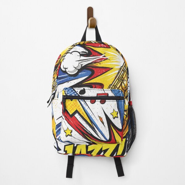 Item preview, Explosive Jazz Saxophone Comic Pop Art Design designed and sold by Mauswohn.