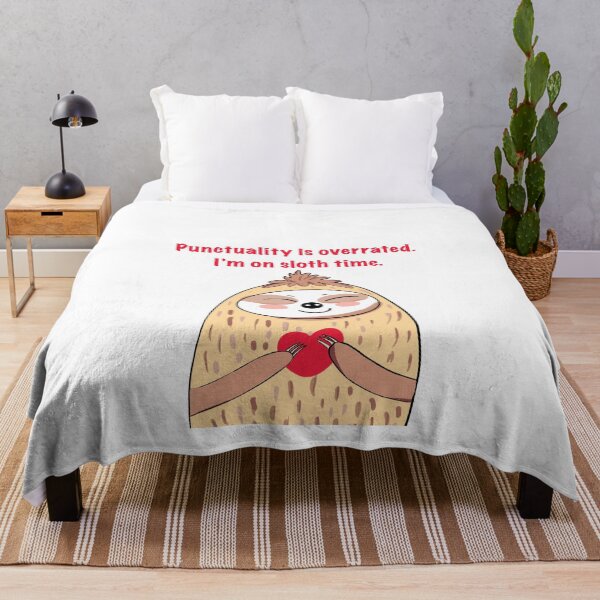 Item preview, Punctuality is overrated. I’m on sloth time. designed and sold by MirelaBadea.