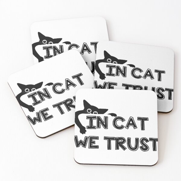 Item preview, In cat we trust designed and sold by KrisGraphic45.