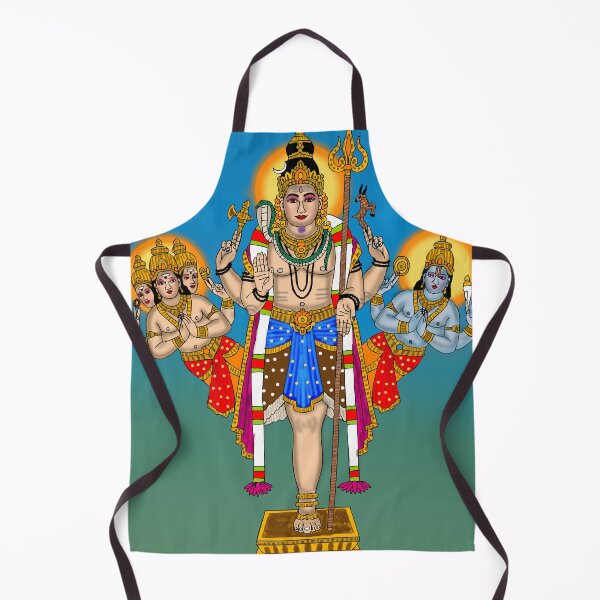 Item preview, Ekapada Shiva Artwork – Rare Hindu Deity Cosmic Form Illustration designed and sold by Harshit_Digital_Arts.