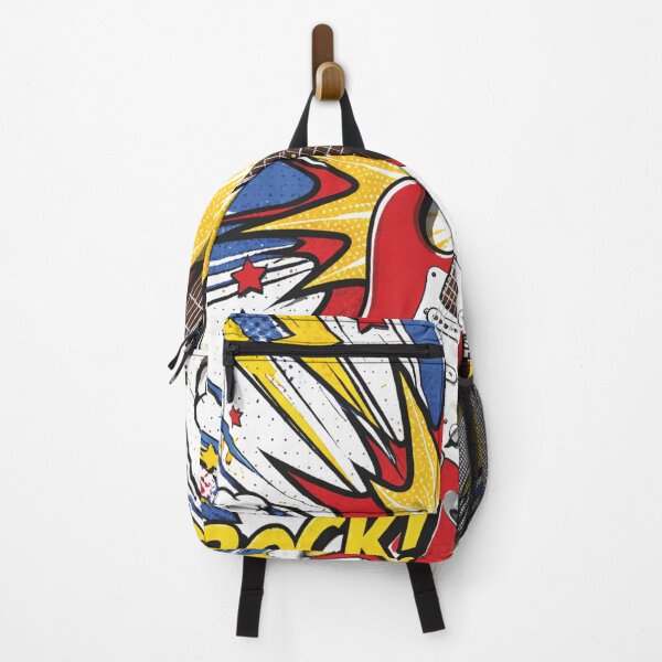 Item preview, Explosive Rock Guitar Comic Pop Art Drawing designed and sold by Mauswohn.