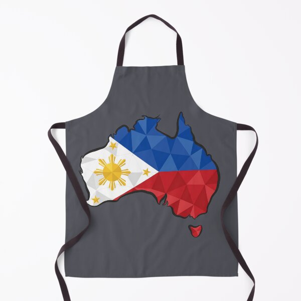 Item preview, Australia Map Phillipines Flag Heritage Modern Art designed and sold by MeldMerch Map & Flag Co..