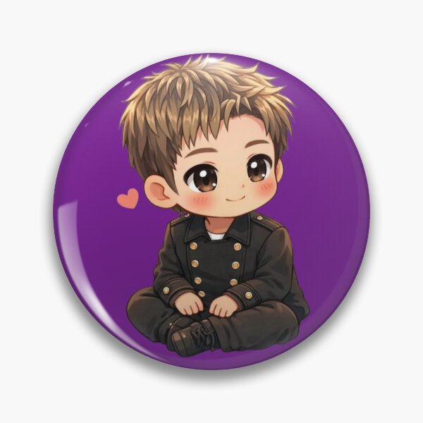 Item preview,  Cute RM BTS Chibi Fan Art – Kpop Leader Cartoon Aesthetic Design designed and sold by Feminine Energy Studio .