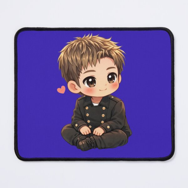 Item preview,  Cute RM BTS Chibi Fan Art – Kpop Leader Cartoon Aesthetic Design designed and sold by Feminine Energy Studio .