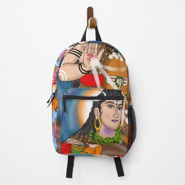 Item preview, Shiva Grants Sudarshana Chakra Artwork – Divine Hindu Mythology Illustration designed and sold by Harshit_Digital_Arts.