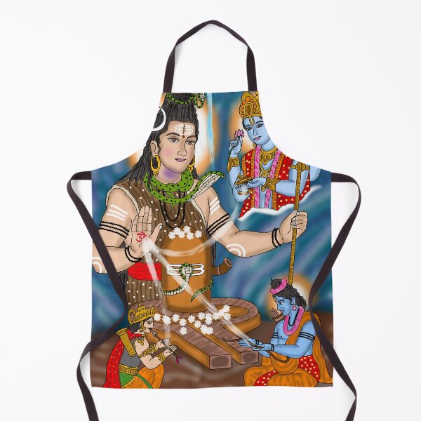 Item preview, Shiva Grants Sudarshana Chakra Artwork – Divine Hindu Mythology Illustration designed and sold by Harshit_Digital_Arts.