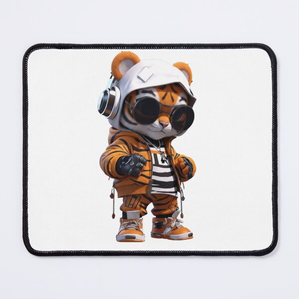 Item preview, Cute Fashion Tiger – Stylish Streetwear Cub | Trendy Aesthetic Animal Design designed and sold by RJACreative.
