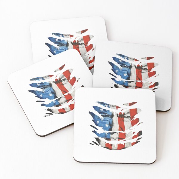 Item preview, Trump Is A National Hero Us Tear Flag Face designed and sold by LNThread.