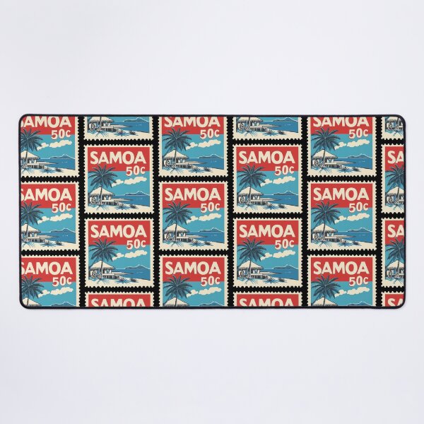 Item preview, Samoa Vintage Postage Stamp - Pacific Beach Fale designed and sold by tiigerdad.