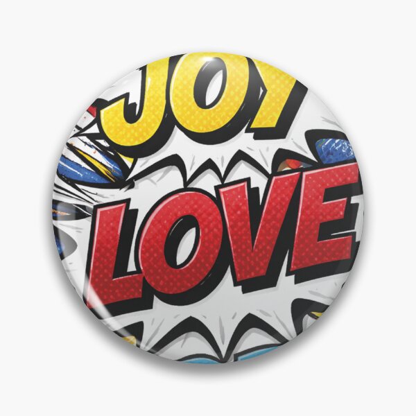 Item preview, Positive Vibes Joy Love Hope Comic Pattern designed and sold by Mauswohn.