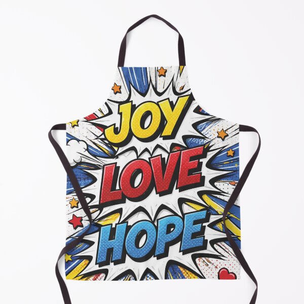 Item preview, Positive Vibes Joy Love Hope Comic Pattern designed and sold by Mauswohn.