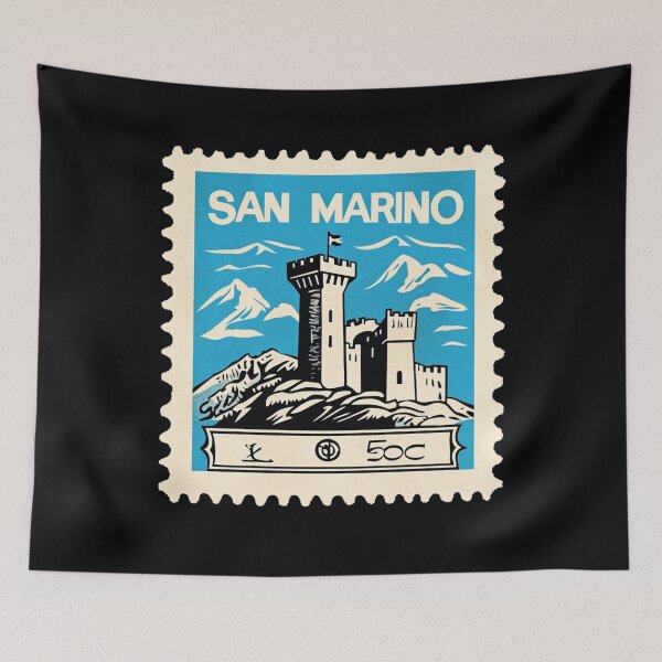 Item preview, San Marino Vintage Postage Stamp - Guaita Tower designed and sold by tiigerdad.