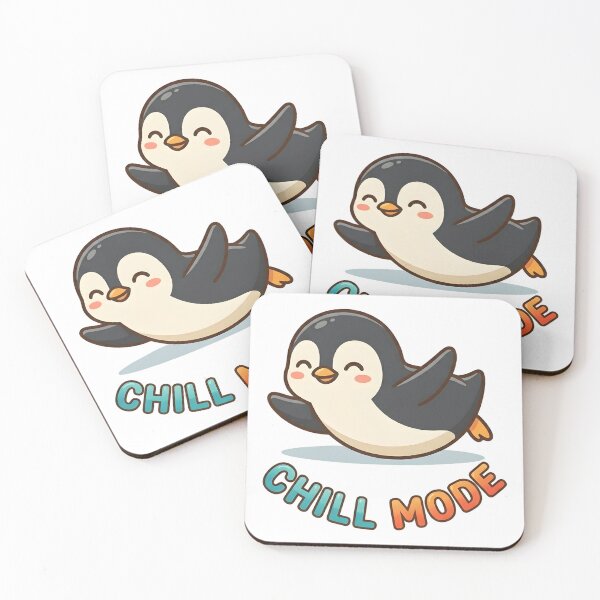 Item preview, Cool Penguin Chill Mode Kids T-Shirt – Cute Cartoon Penguin designed and sold by DIRTYSKETCHH.