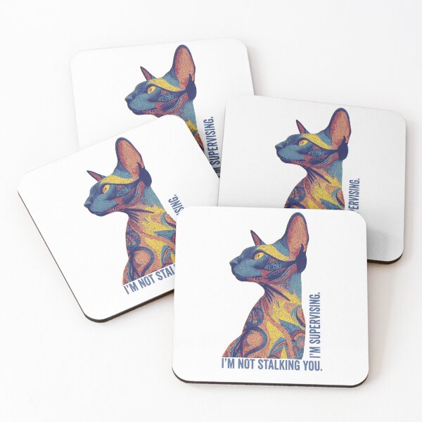 Item preview, I'm Not Stalking, I'm Supervising - Funny Oriental Shorthair Cat designed and sold by LZenDesigns.