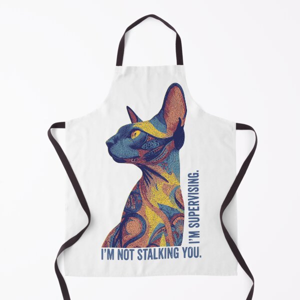 Item preview, I'm Not Stalking, I'm Supervising - Funny Oriental Shorthair Cat designed and sold by LZenDesigns.