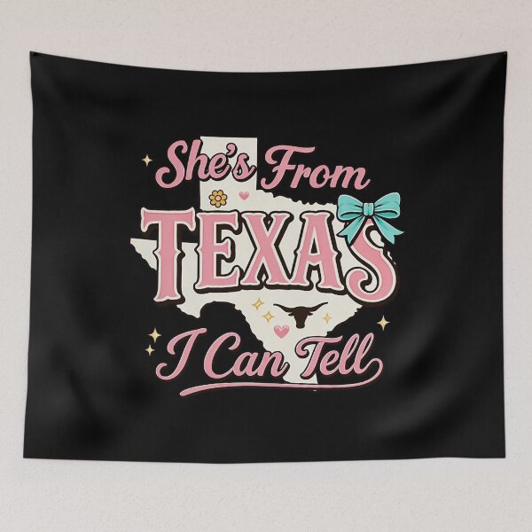 Item preview, She’s From Texas - She’s From Texas I Can Tell, Western Coquette Bow Cowgirl Boots, Texas Girl, Country Cowgirl  designed and sold by OtoFunFC.