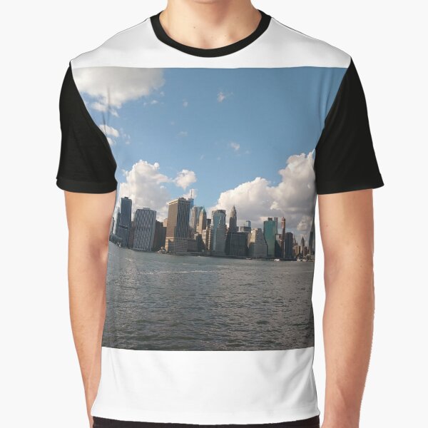 Manhattan, #Manhattan, New York City, #NewYorkCity, New York, #NewYork Graphic T-Shirt