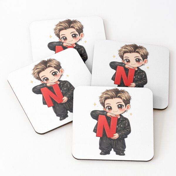 Item preview,  RM BTS Chibi Fan Art – Kpop Leader Cartoon Aesthetic Design designed and sold by Feminine Energy Studio .