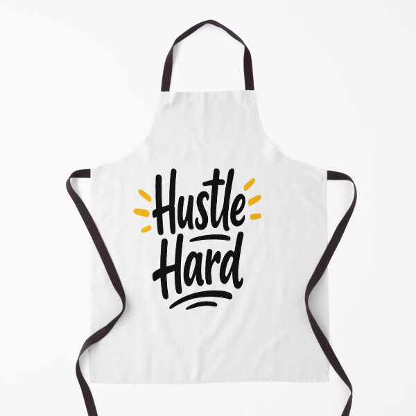 Item preview, Hustle Hard Motivational Typography Sticker | Minimal Gym Motivation Design designed and sold by Lovestickerco.