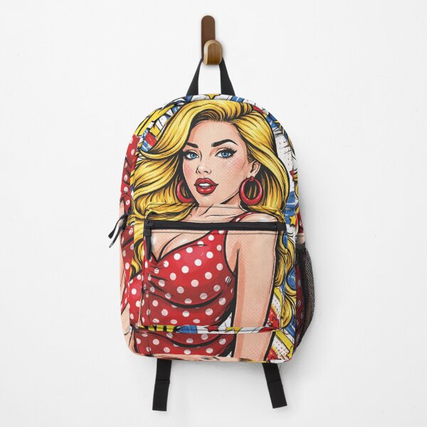 Item preview, Wow, a blonde girl in an explosive pop-art comic! designed and sold by Mauswohn.