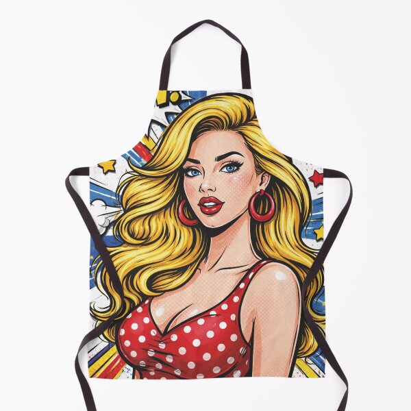 Item preview, Wow, a blonde girl in an explosive pop-art comic! designed and sold by Mauswohn.