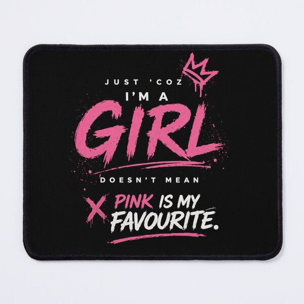 Item preview, Just Coz I’m a Girl Statement Tee designed and sold by StoryInCode.