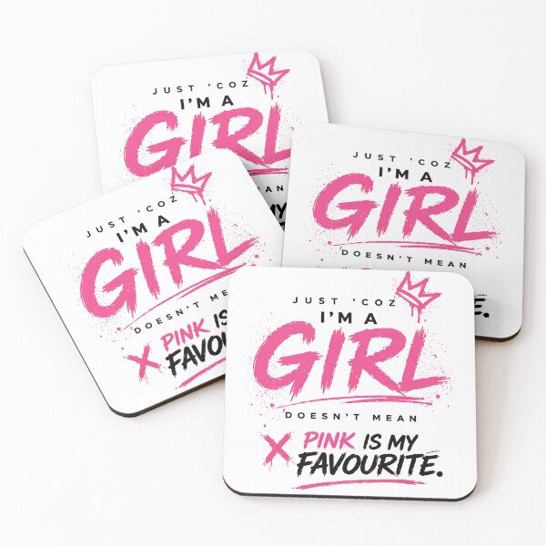 Item preview, Just Coz I’m a Girl Statement Tee designed and sold by StoryInCode.
