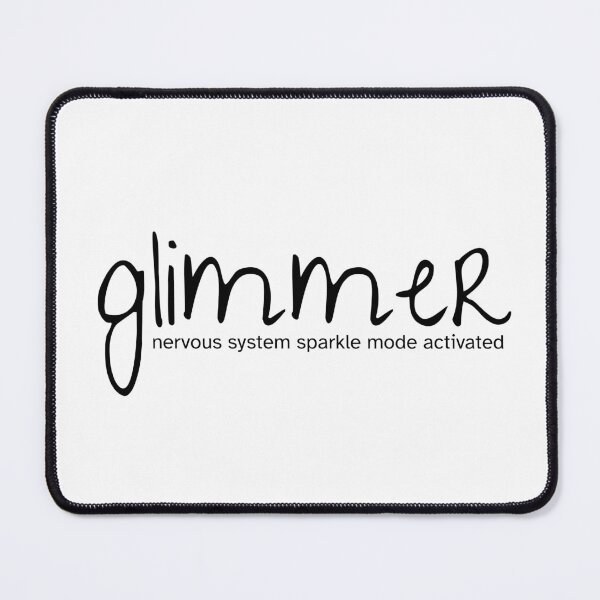 Item preview, Glimmer - nervous system sparkle mode activated designed and sold by bruise+blush.