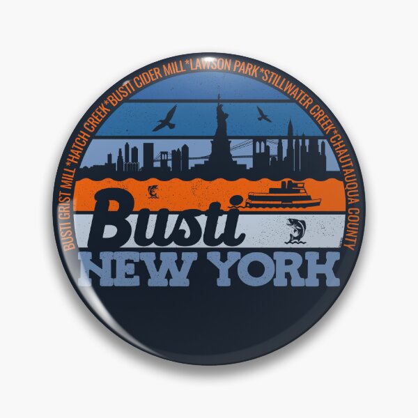 Item preview, Busti New York Sunset Retro Vintage Local Pride Logo designed and sold by CRHPOD20.