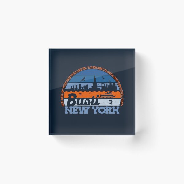Item preview, Busti New York Sunset Retro Vintage Local Pride Logo designed and sold by CRHPOD20.