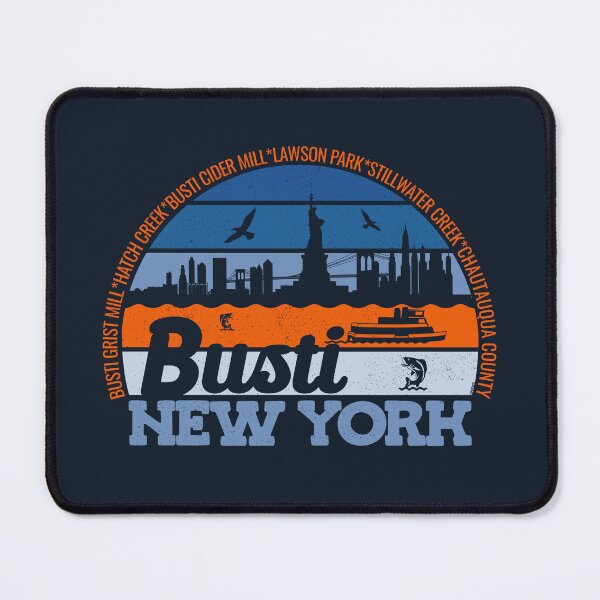 Item preview, Busti New York Sunset Retro Vintage Local Pride Logo designed and sold by CRHPOD20.