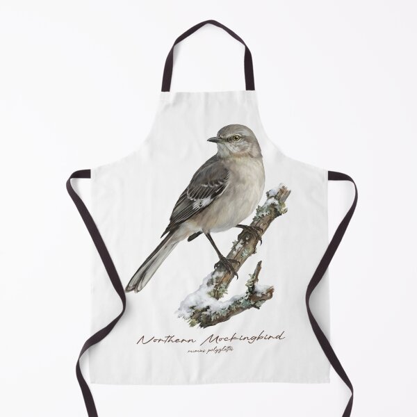 Item preview, Northern Mockingbird on Snowy Branch designed and sold by Takeda-art.